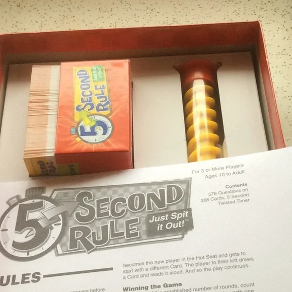 5 SECOND RULE ADULT GAME - Picture 2 of 4